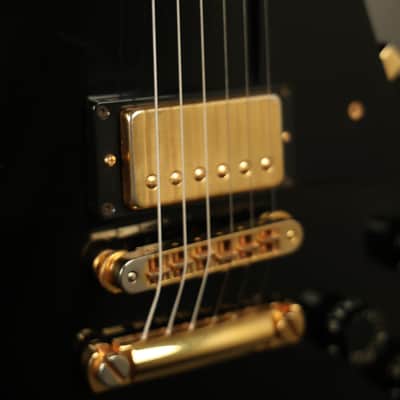 1994 Gibson Les Paul Studio Black/Ebony with GOLD hardware image 5