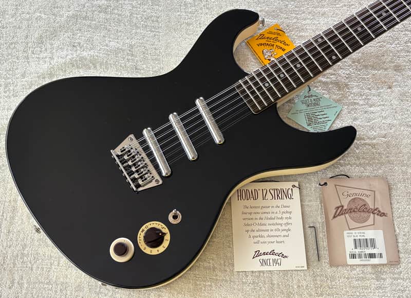 Danelectro Hodad 12 String Deep Blue Pearl Metallic Sparkle 3 Pickup Select-O-Matic + HANG TAGS / MINT image 1