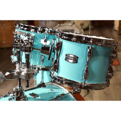 Yamaha Recording Custom 5pc Drum Set 22/10/12/14/16 Surf Green image 3