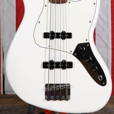 Fender Player Jazz Bass with Pau Ferro Fretboard - Polar White image 2