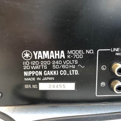 Yamaha K-700 Cassette Deck Tape Recorder HiFi Stereo Vintage Audiophile - BELTS image 7