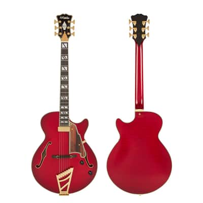 D'Angelico Excel SS Thinline Hollow Body - Dark Cherry Burst (DAESSSGT) image 3