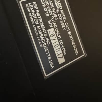 ARP 2823 Odyssey Mark III Monophonic Analog Synthesizer 1979 - 1981 - Black / Orange image 11