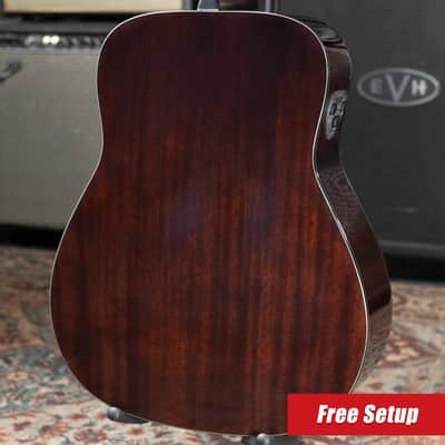 Yamaha TAG1E TransAcoustic Acoustic/Electric Guitar - Translucent Black with Gig Bag image 2