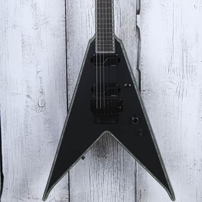 BC Rich JR V Extreme Electric Guitar with Floyd Rose Matte Black with Gig Bag image 4