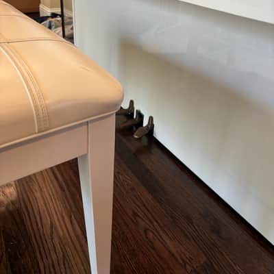 Hyundai U821 Upright Piano 1981-1990 - White image 5