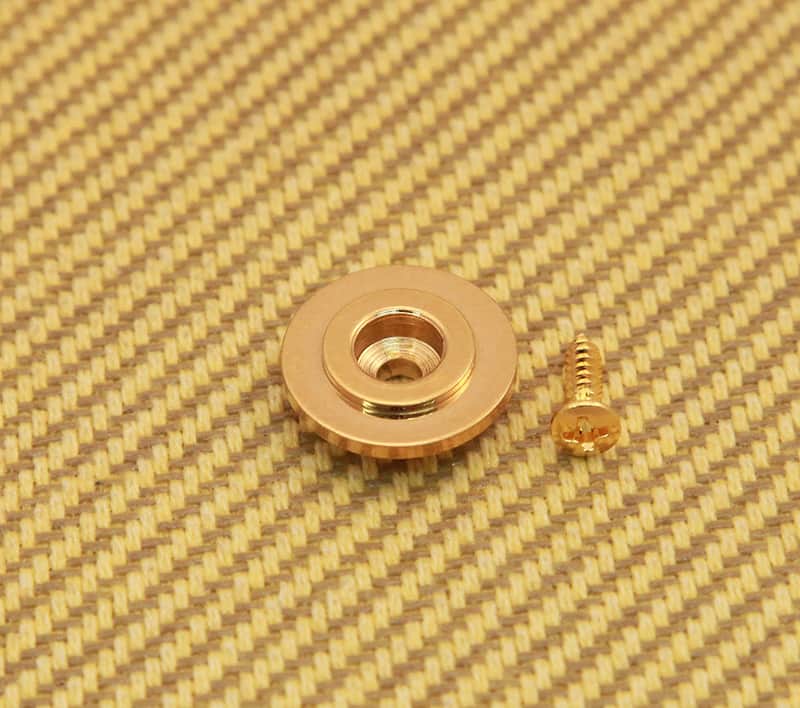 099-4913-200 Fender Gold Vintage Style Round P & Jazz Bass String Guide image 1
