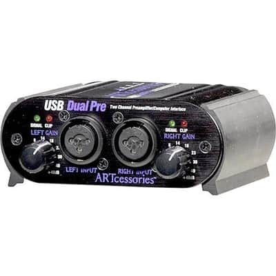 ART USB Dual Pre - USB AC/ DC Digital Audio Interface with Dual Microphone image 1