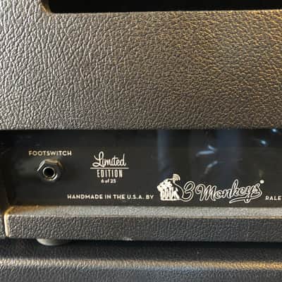 3 Monkeys Virgil Amp Black 1 of 25 w 2x12 Coffin Cabinet Exc. image 5