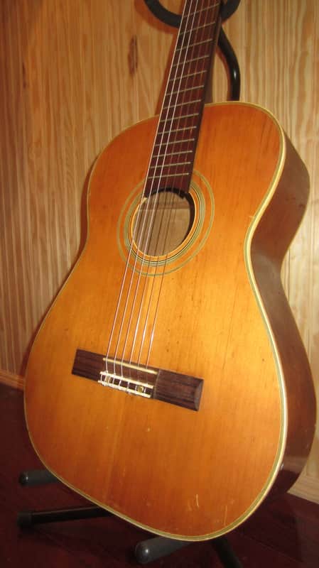 Zim Gar Classical Nylon Guitar 1966 Natural | Reverb