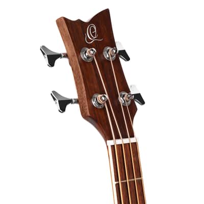 Ortega D7CE-4 Deep Series 7 Spruce Top Medium Scale 4-String Acoustic-Electric Bass Guitar image 15