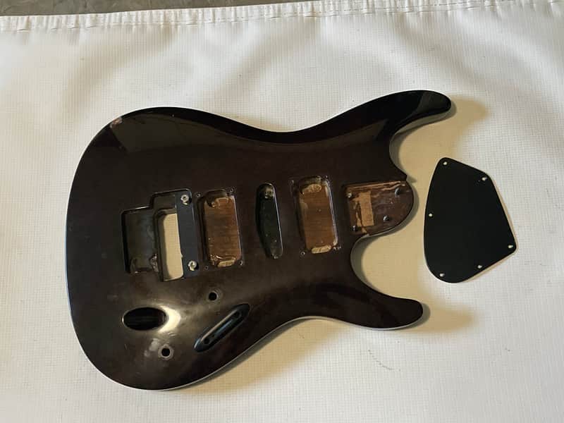 2000's Korean Ibanez S470QS S Series Transparent Black Quiltd Guitar Body LO-TRS Tremolo Ready image 1