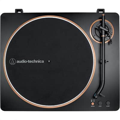 Audio-Technica AT-LP70X-BZ Fully Automatic Turntable w/ Record Care Bundle image 4
