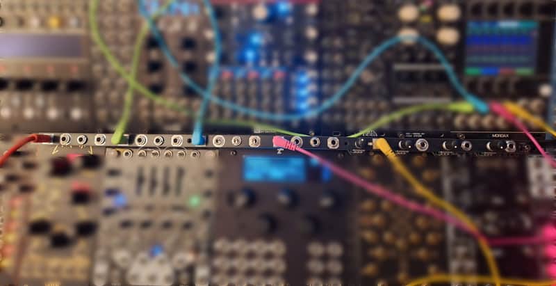 Waveform Magazine Catwalk 0HP CV Bus Mult + Attenuator (84HP length) DIY KIT Eurorack Module image 1