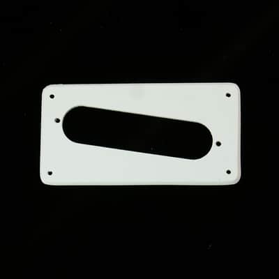 Humbucker To Strat style Singl Coil Pickup Adapter Ring ,Slant ,1ply White