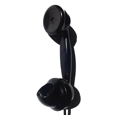 GPO Vintage Bakelite Telephone Microphone 1940s - Black image 3