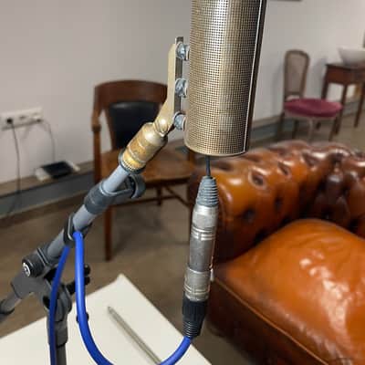 Vintage Tannoy Parliament Ribbon microphone 1960s - Brass, extremely rare image 7