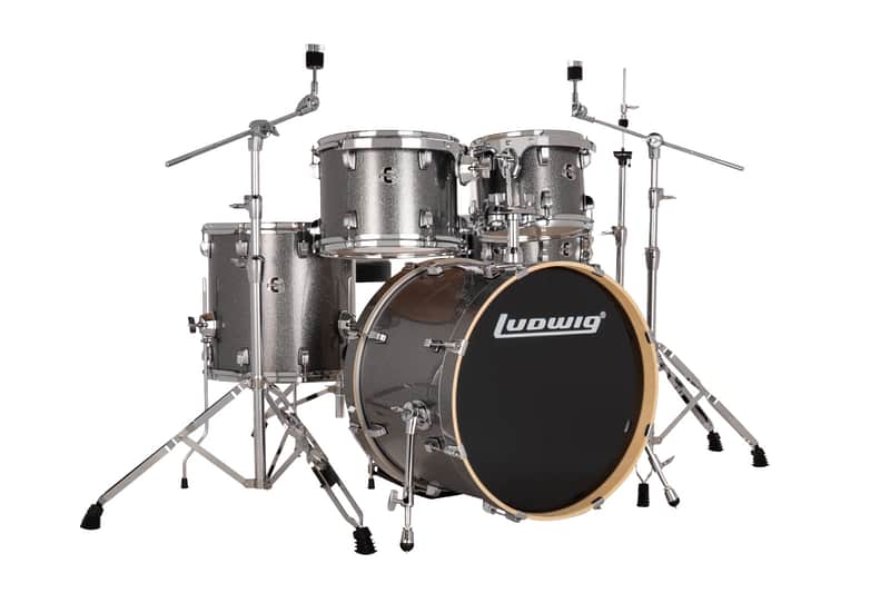 Ludwig Evolution Platinum Sparkle 22' image 1