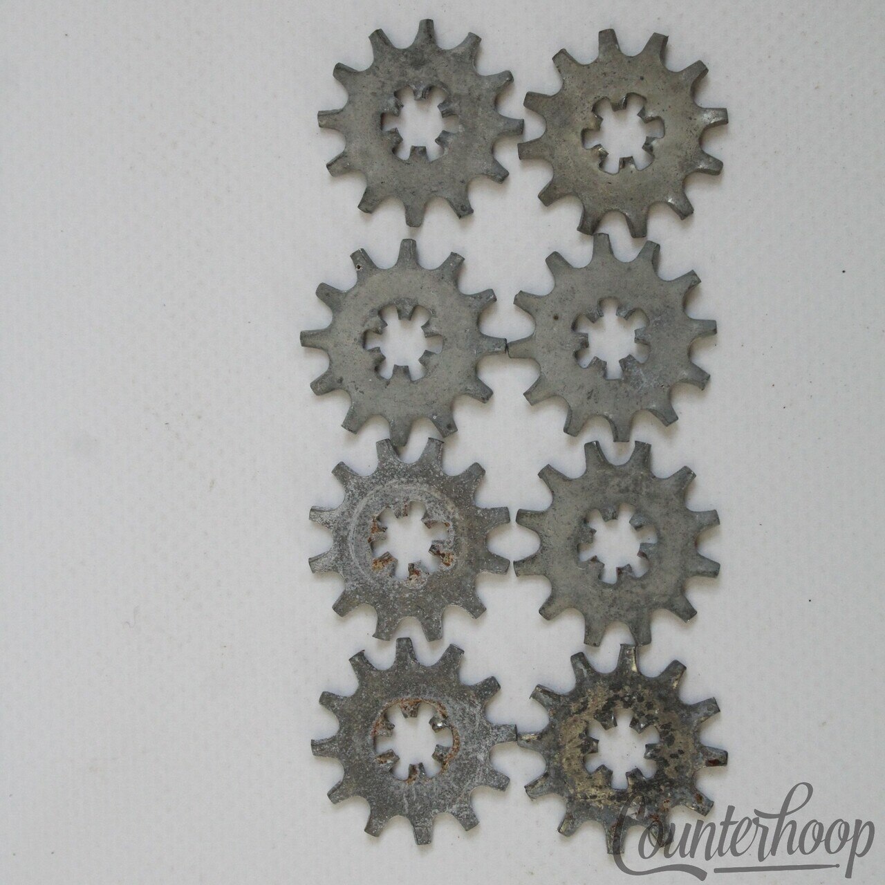 Rogers 8x Star Washers for Beavertail Snare/Tom/Bass Drum Lugs Vintage 60s-70s* — main photograph