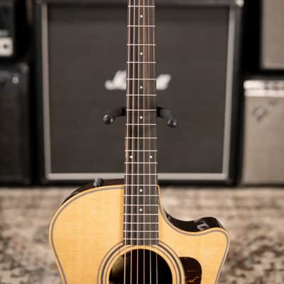 Taylor 414ce Studio Grand Auditorium Acoustic/Electric Guitar - Natural with Gig Bag - Factory Demo image 4