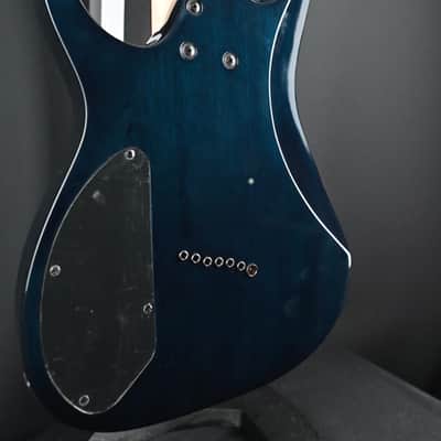 Ibanez RGMS7PB-CBS Cosmic Blue Starburst 7-String Guitar #388 image 13