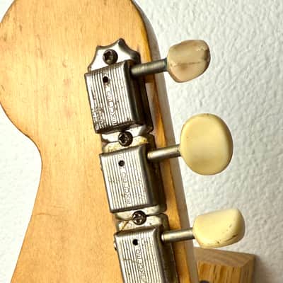 Fender Musicmaster II Caly Dot 1964 - Olympic White image 16