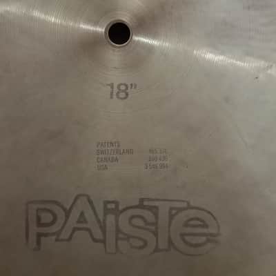 Paiste formula 602 18" Flat ride medium Flat ride 1978 - Traditional image 8