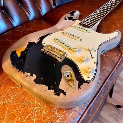 Constantin Guitars Strat Partscaster John Mayer Black1 Replica image 11