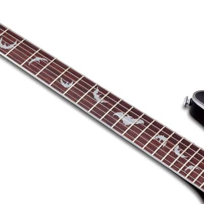 Schecter Damien Platinum-6 LH Satin Black image 4