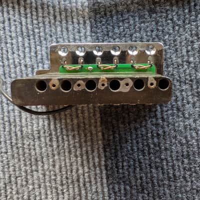Fishman Powerbridge Stratocaster Piezo Saddle Tremolo - Chrome image 4
