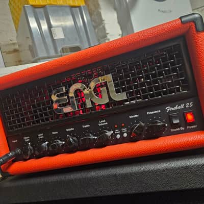 Engl Fireball 25 Type E633 2-Channel 25-Watt Guitar Amp Head 2019 - Present - Red image 2