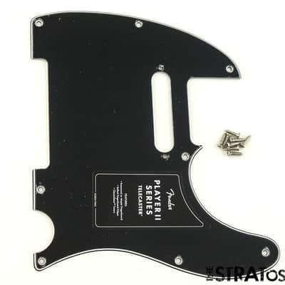 Fender Player II Telecaster Tele Series, PICKGUARD Plyr II 3 Ply Black image 1