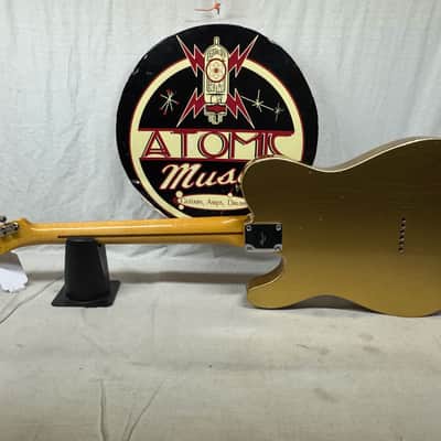 Fender USA Custom Shop Limited Edition Full Throttle Esquire Relic Telecaster Guitar with Case 2003 - Gold / Maple neck image 8