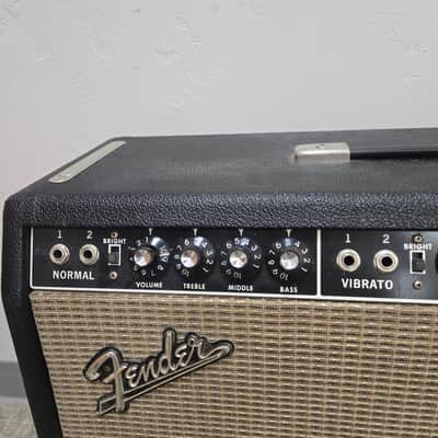 Investment Grade 1964 Fender Twin Reverb Guitar Amp w/ Original Foot Switch image 3