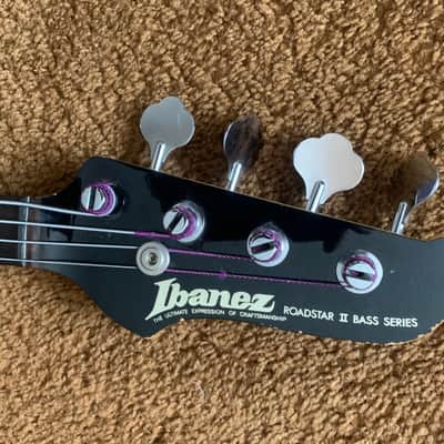 Ibanez Roadstar II RB360 Bass 1985 Black  P-Bass Style w/OHSC image 10
