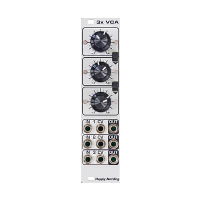 Happy Nerding 3xVCA Eurorack VCA Module (Silver) image 1