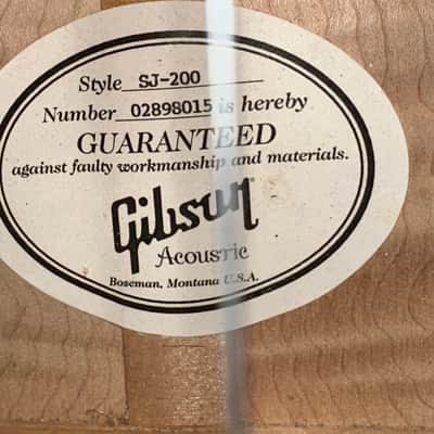 Gibson SJ-200 2008 - Natural/Maple image 8