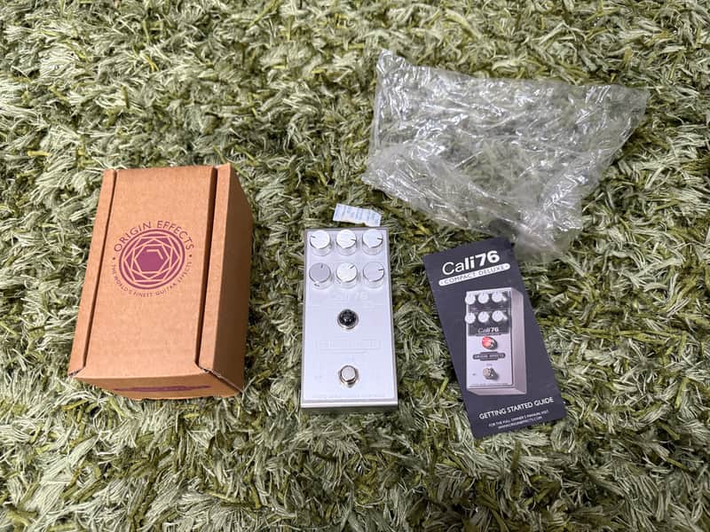 Origin Effects Cali76 Compact Deluxe Compressor Limited Edition - 10th Anniversary 2022 - Laser Engraved Silver image 1