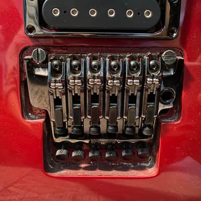Partcaster Superstrat Ibanez Hybrid Red burst image 2