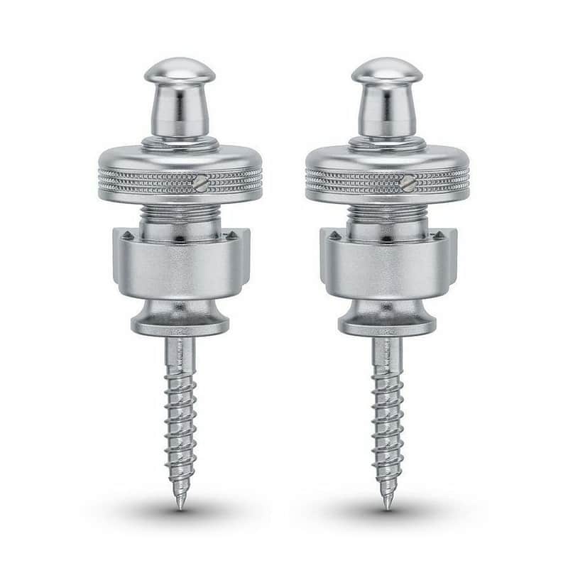 Stentor Schaller – ‘S-Lock’ Locking Strap Buttons Satin Chrome…