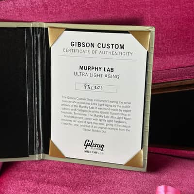 Gibson Custom 1959 Les Paul Standard Reissue Ultra Light Aged Sunrise Teaburst w/case 951301 image 12