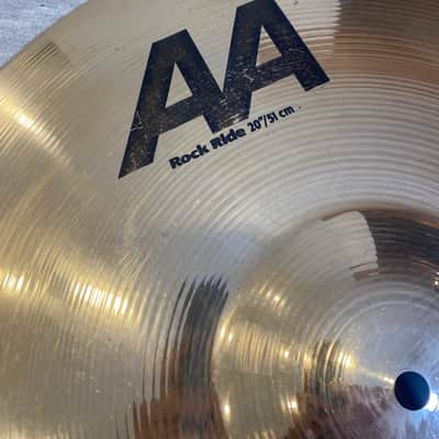 Sabian 20" AA Rock Ride Cymbal 1990 - 2001 - Brilliant image 3