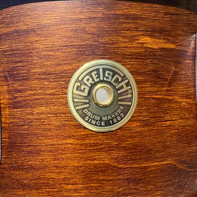 Gretsch Broadkaster 6.5x14 Snare Drum - Antique Maple Gloss image 5