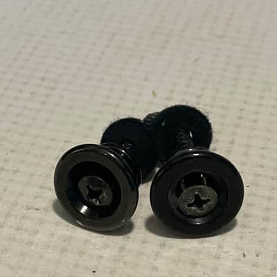 2000's Japan Jackson DK2 Dinky Guitar Factory Black Oversize Strap Buttons image 1