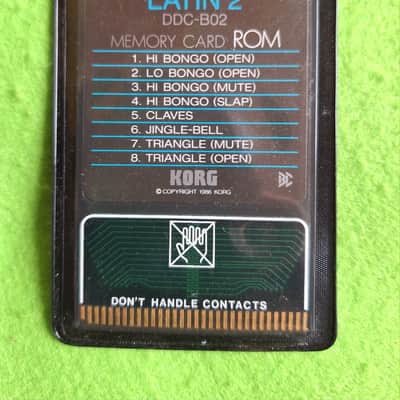 Korg DDC-B02 Latin 2 Card for DDD-1 DDD-5 image 3