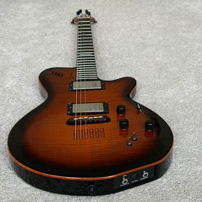 Godin LGX-SA with AAA Flame Maple Top image 4