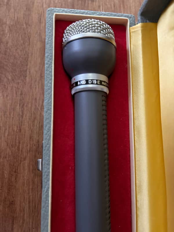 Vintage AKG D19E Dynamic Cardioid Microphone - Museum Grade Complete Bundle (Tested & Fully Working) image 1