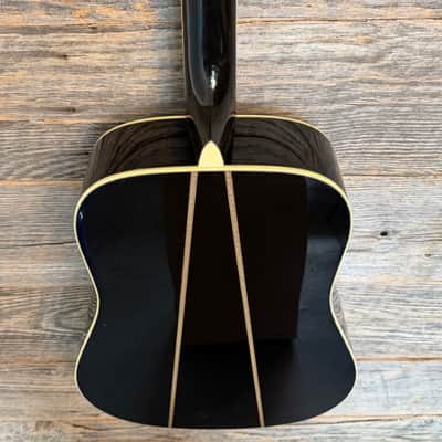 Used Martin D-35 Johnny Cash Signature Acoustic Guitar - Black w/OHSC image 6