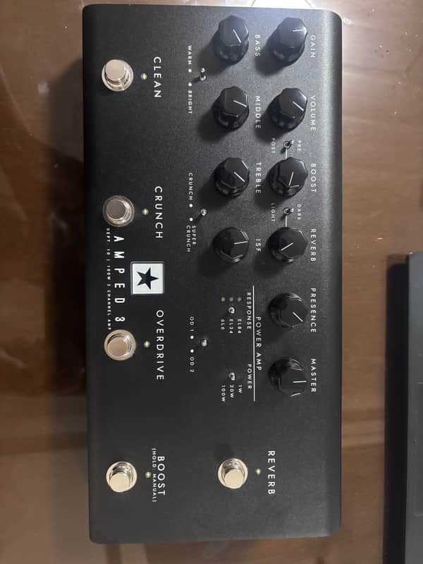 Blackstar AMPED 3 3-Channel 100-Watt Pedalboard Guitar Amp Head 2023 - Present - Black image 1