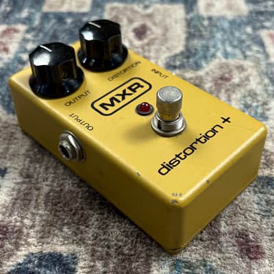 1981 MXR Distortion + Plus Vintage Block Logo Guitar Effect Pedal W/ LED & 1/8” Power! image 3
